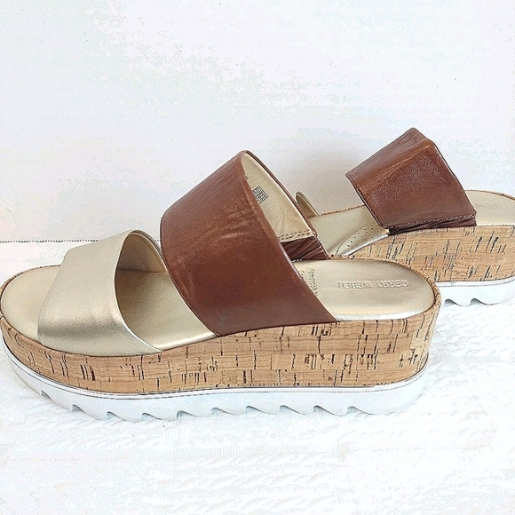 Gerry Weber Wedge Slide Sandals - Picture 1 of 7